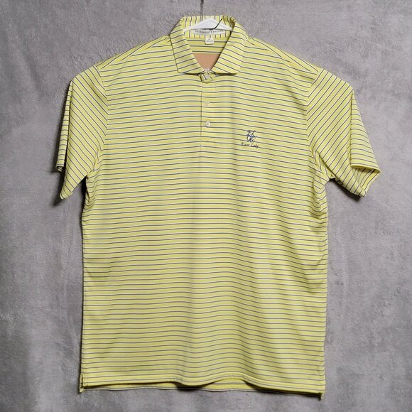 Holderness Bourne Polo Shirt Men Size XL Tailored Fit Sutton Golf East Lake Logo - Picture 1 of 12